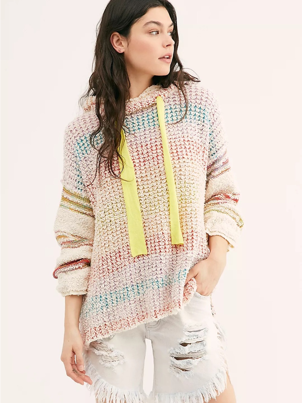 Free People Sit Next To Me Hoodie, sz small